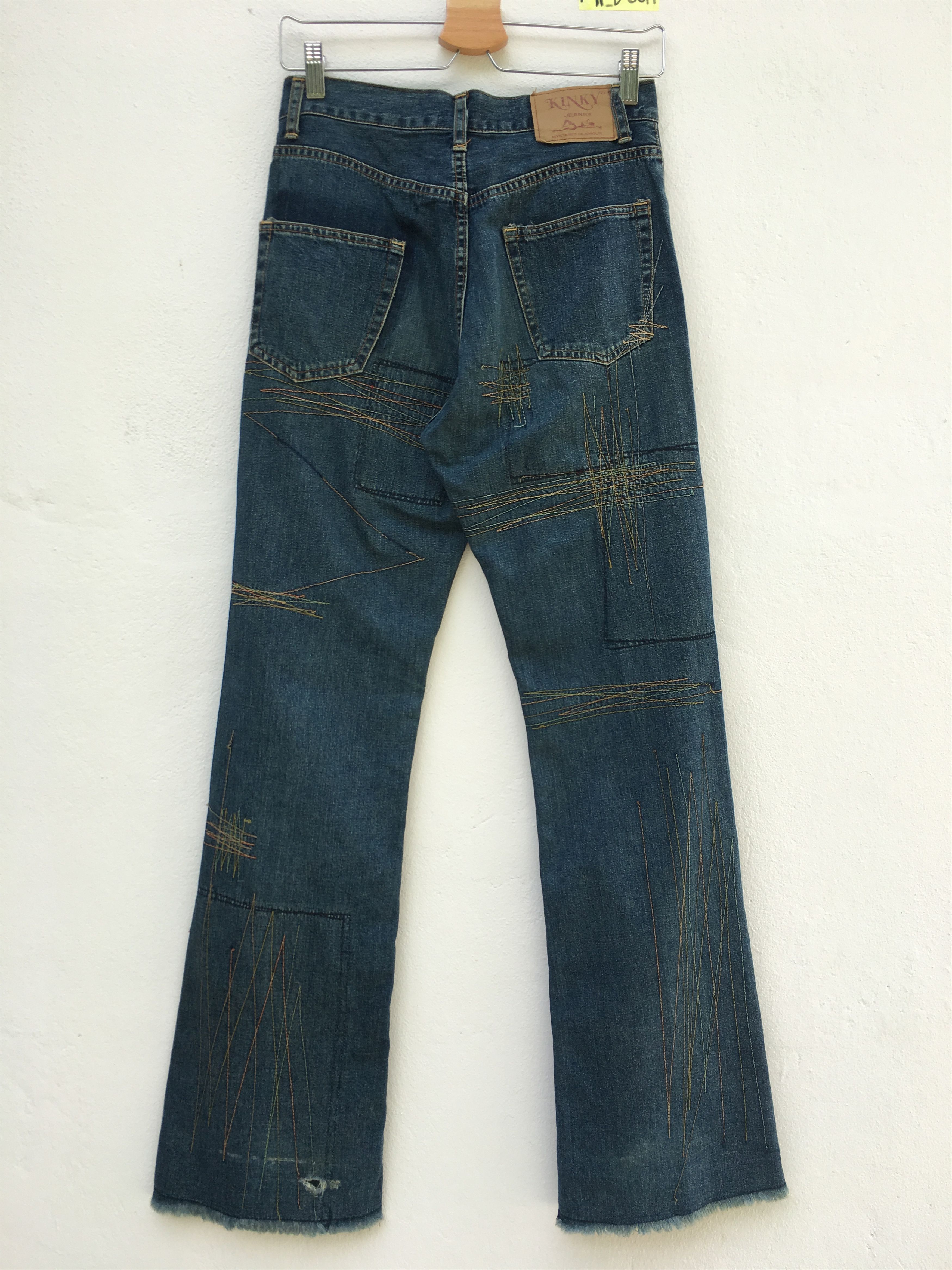 Hysteric Glamour HYSTERIC GLAMOUR distressed denim/cropped pants punk style Size US 28 / EU 44 - 7 Thumbnail