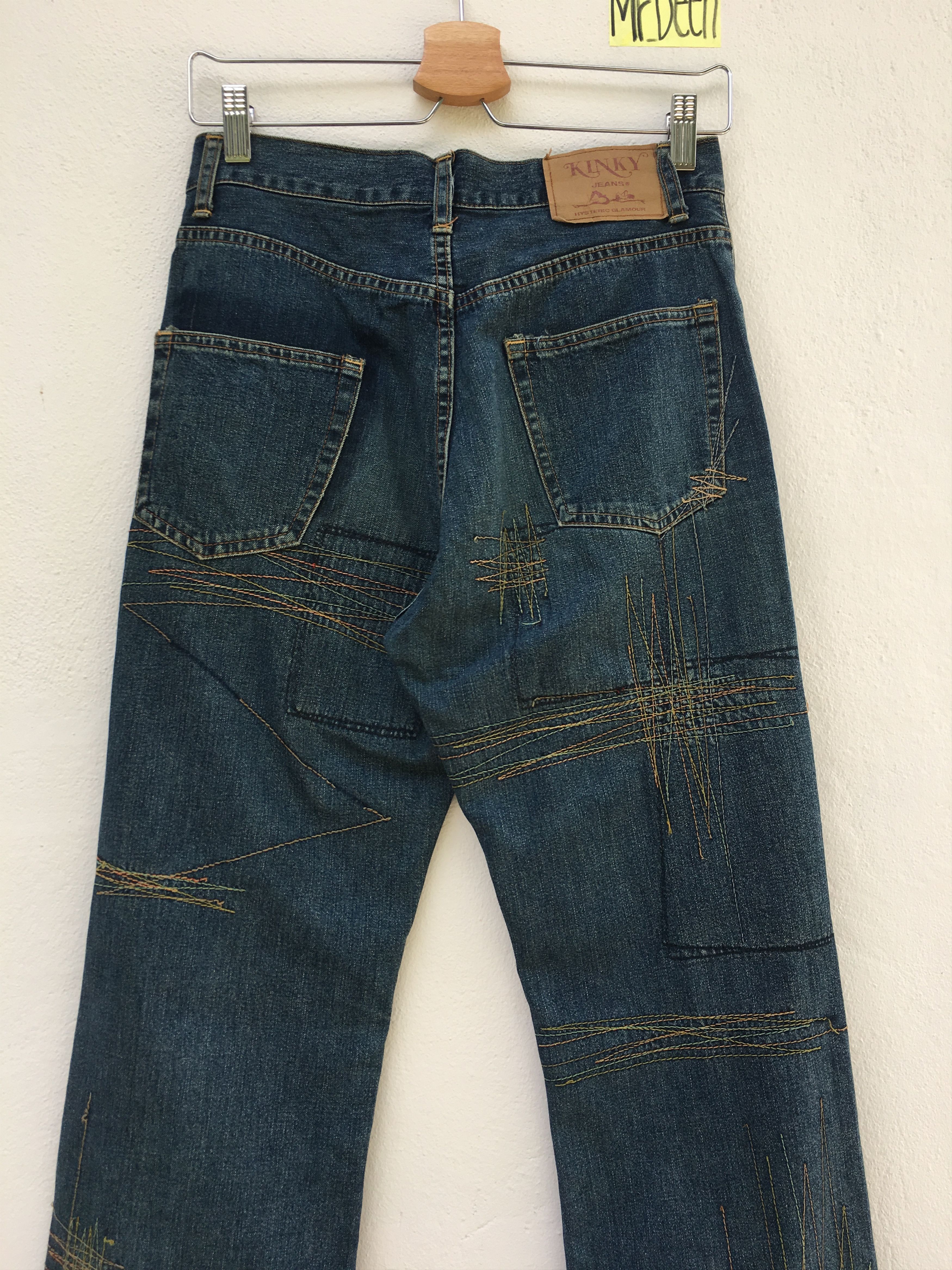 Hysteric Glamour HYSTERIC GLAMOUR distressed denim/cropped pants punk style Size US 28 / EU 44 - 10 Thumbnail