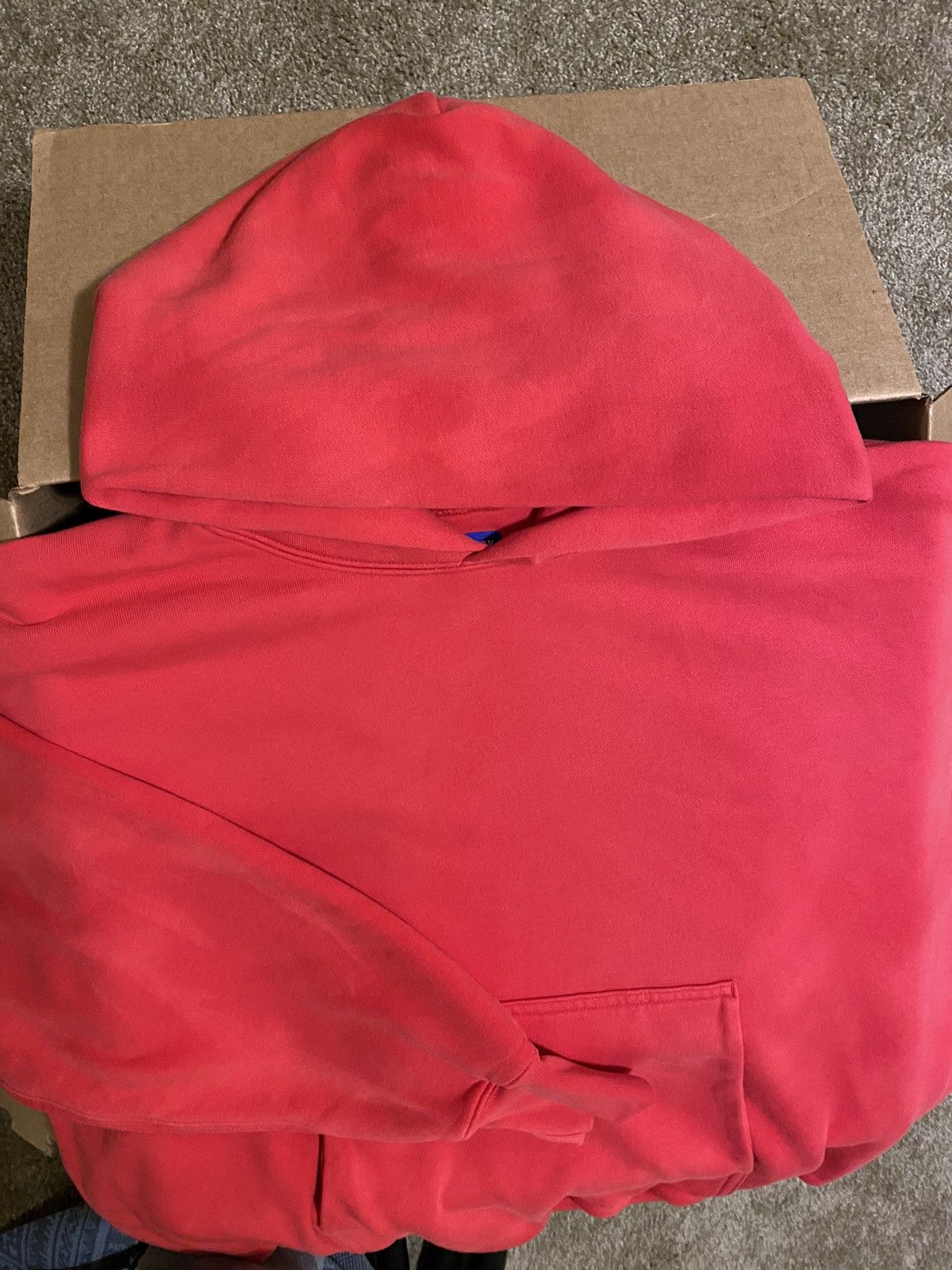 Gap Yeezy Gap Red Hoodie bleached size L Size US L / EU 52-54 / 3 - 3 Thumbnail