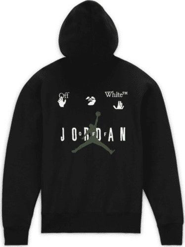 Jordan Brand × Off-White Off-White x Jordan Hoodie Black (FW21) Size US M / EU 48-50 / 2 - 3 Thumbnail