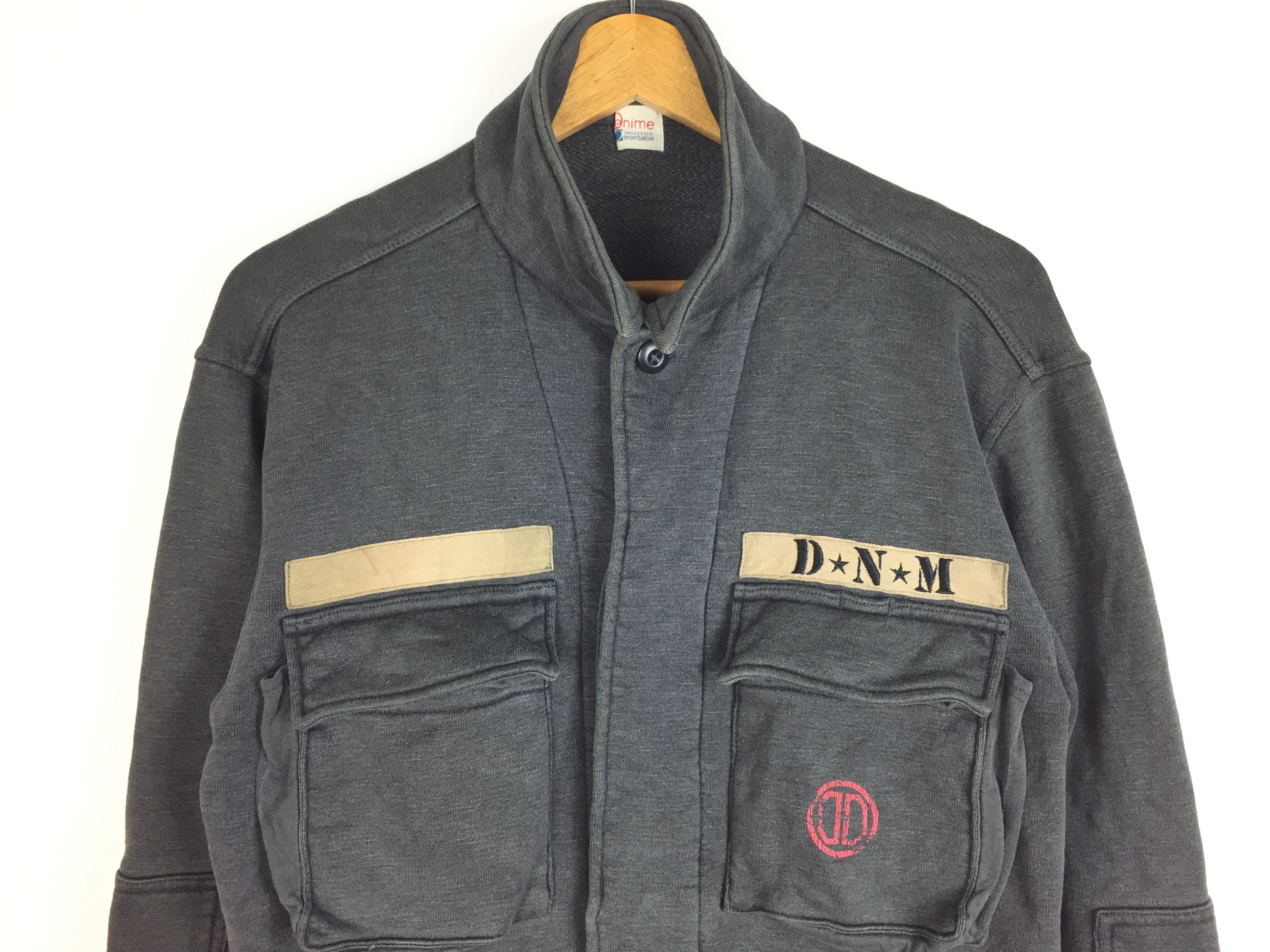 Denime DENIME japan heavy Loopwheeler M65 military sweat jacket Size US M / EU 48-50 / 2 - 4 Thumbnail