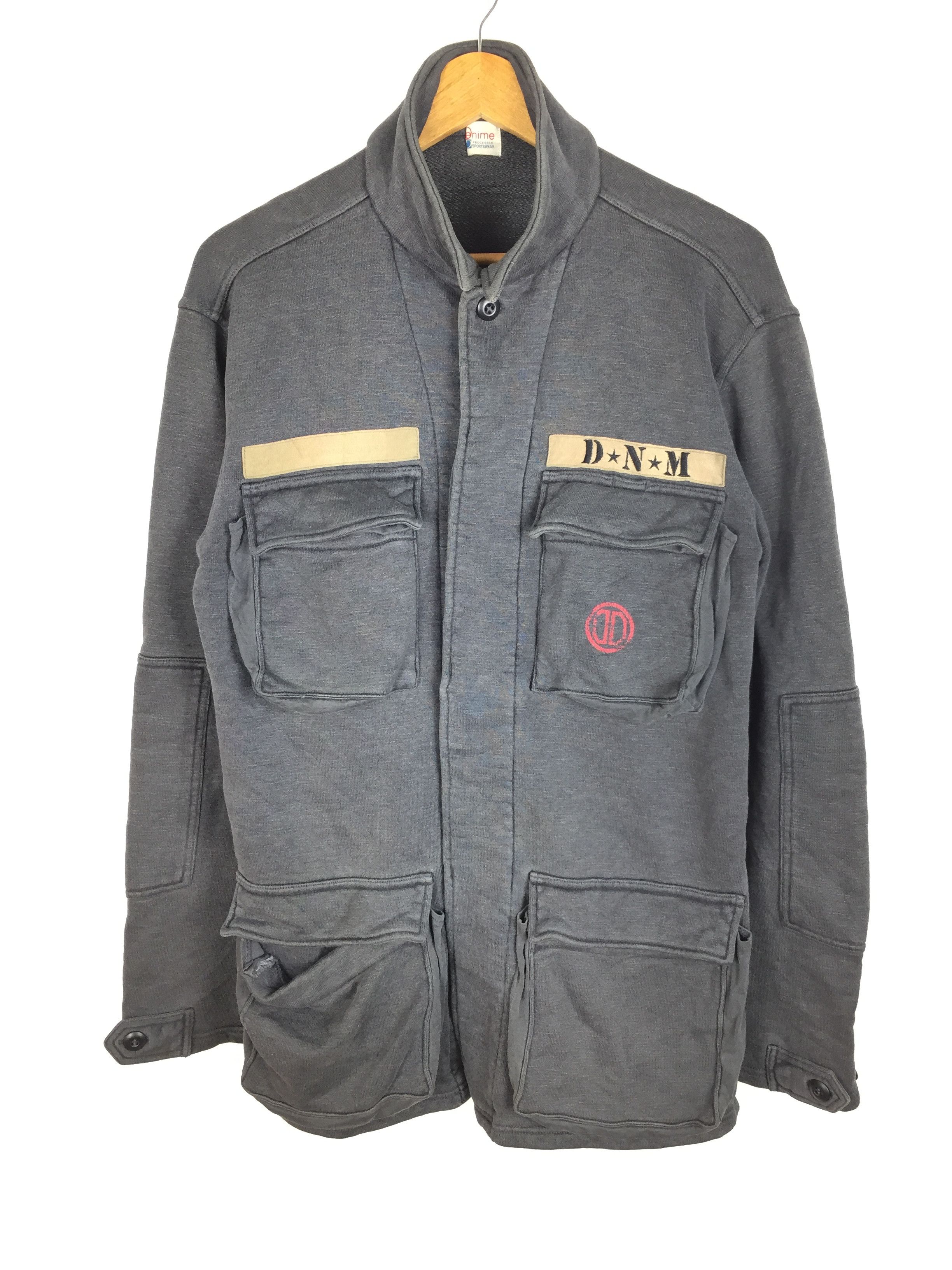 Denime DENIME japan heavy Loopwheeler M65 military sweat jacket Size US M / EU 48-50 / 2 - 3 Thumbnail