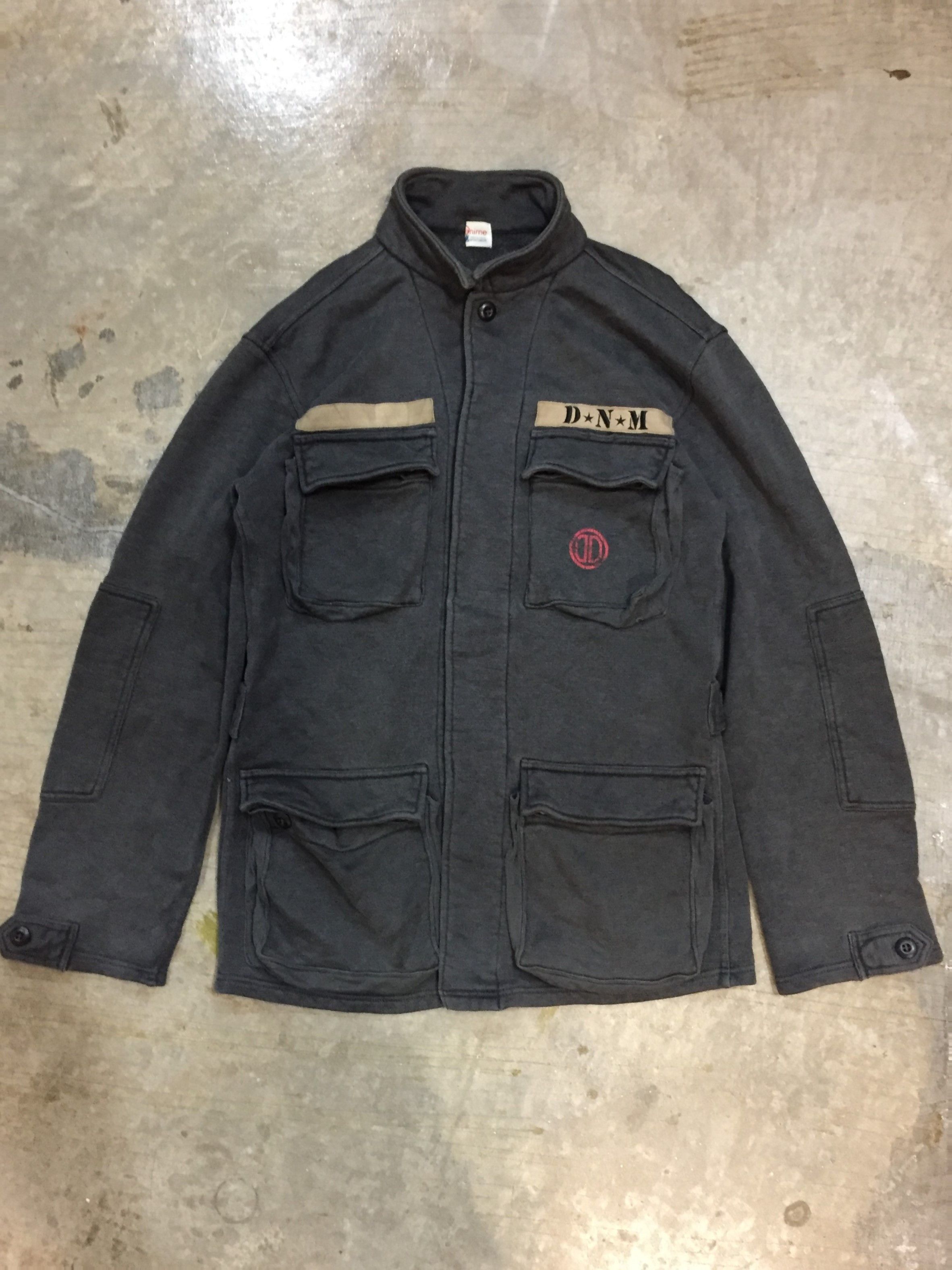 Denime DENIME japan heavy Loopwheeler M65 military sweat jacket Size US M / EU 48-50 / 2 - 2 Thumbnail