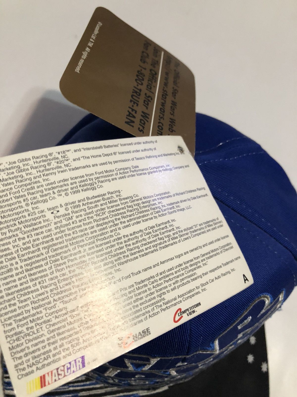 NASCAR Vintage Jeff Gordon Star Wars Episode 1 Hat Deadstock NASCAR Size ONE SIZE - 6 Thumbnail