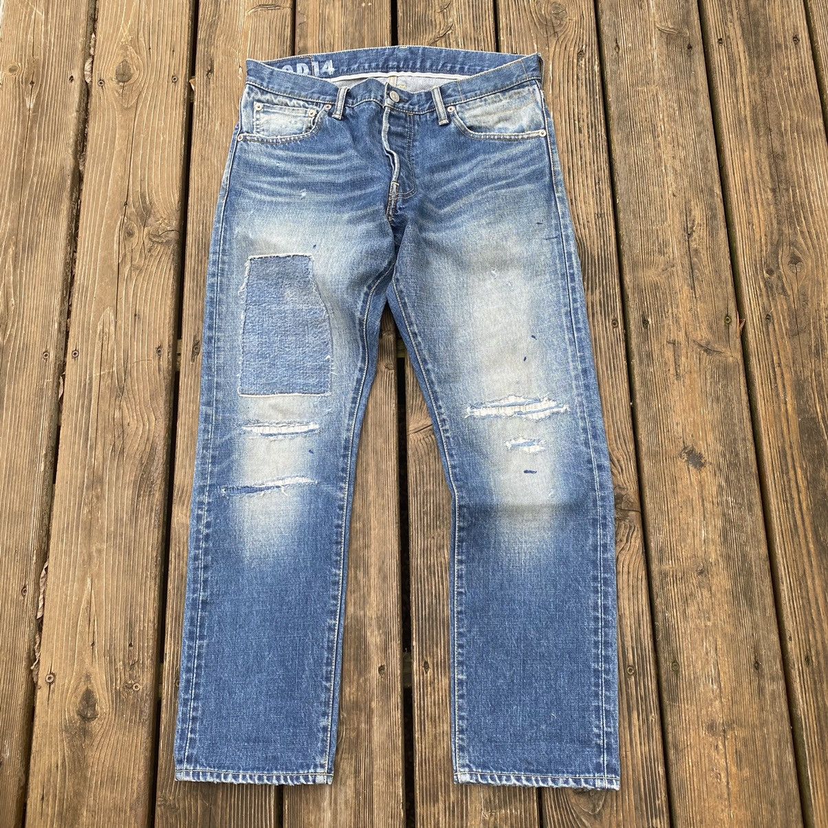 Visvim Visvim Social sculpture 10 damaged 14 denim | Grailed