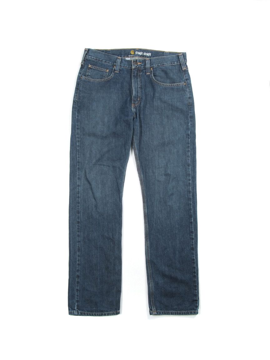 Carhartt × Carhartt Wip × Vintage Vintage Carhartt Straight Fit Denim Jeans Sz34 Size US 34 / EU 50 - 1 Thumbnail