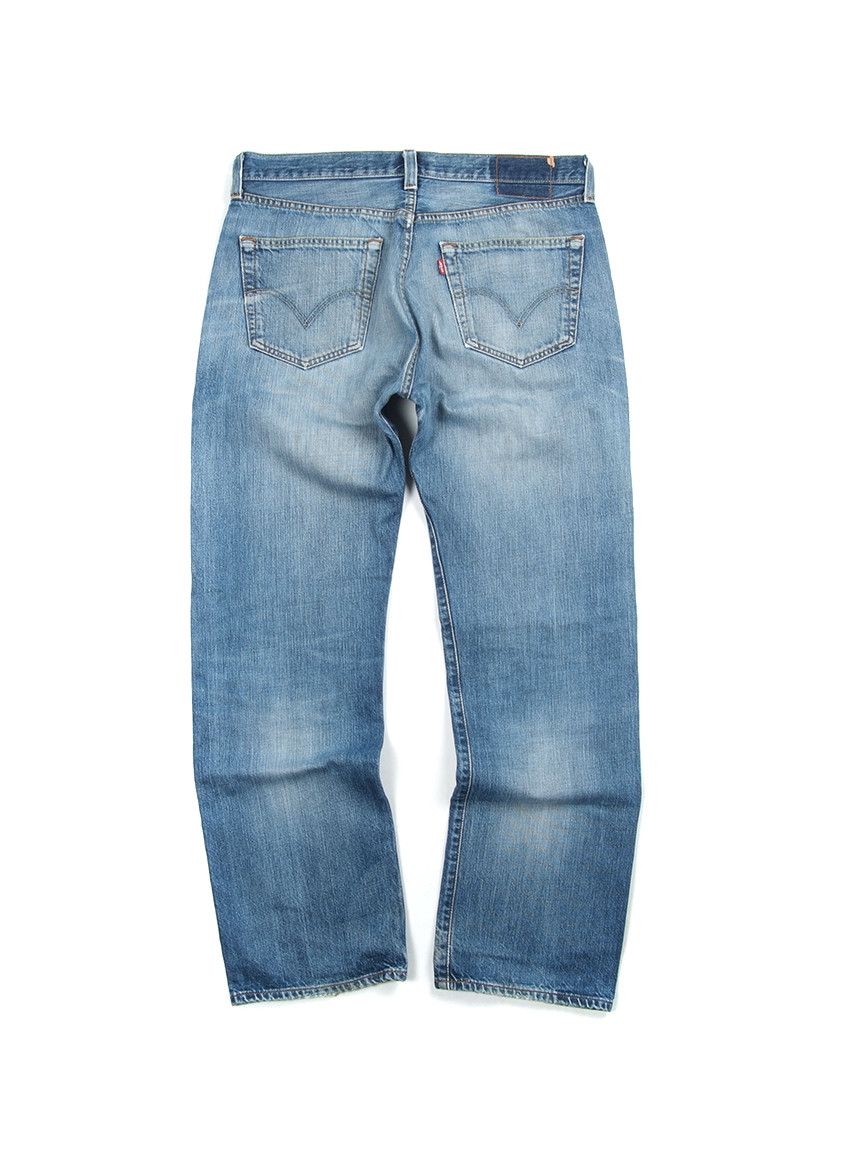 Levi's × Vintage Levi's 501 Washed Distressed Denim Jeans Sz 34 Size US 34 / EU 50 - 2 Thumbnail