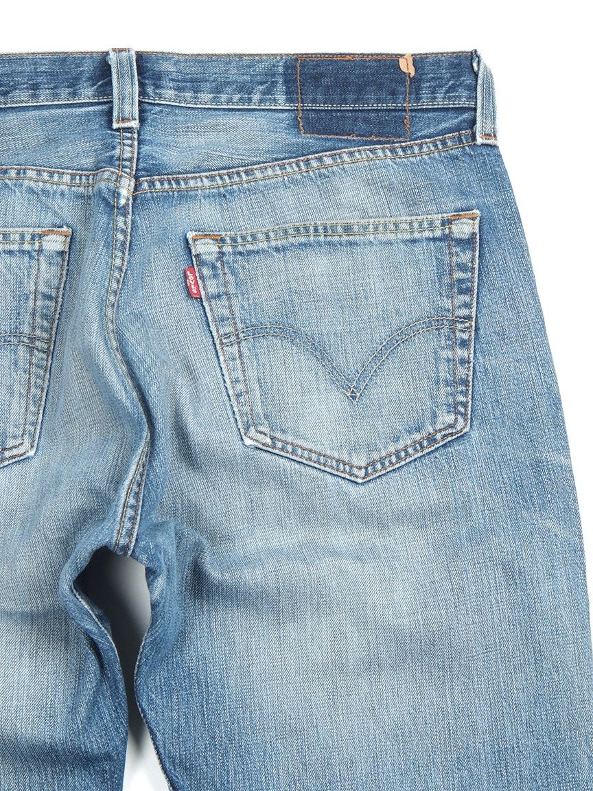 Levi's × Vintage Levi's 501 Washed Distressed Denim Jeans Sz 34 Size US 34 / EU 50 - 6 Thumbnail