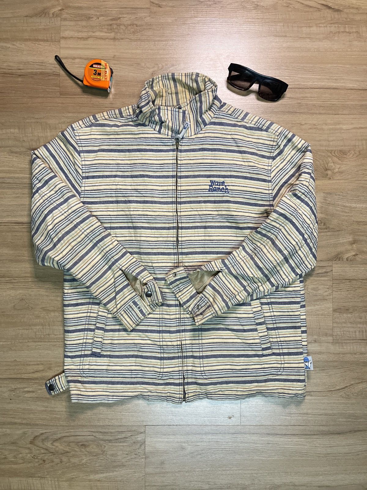 Vintage Wave Ranch stripe surfer jacket Size US L / EU 52-54 / 3 - 1 Thumbnail