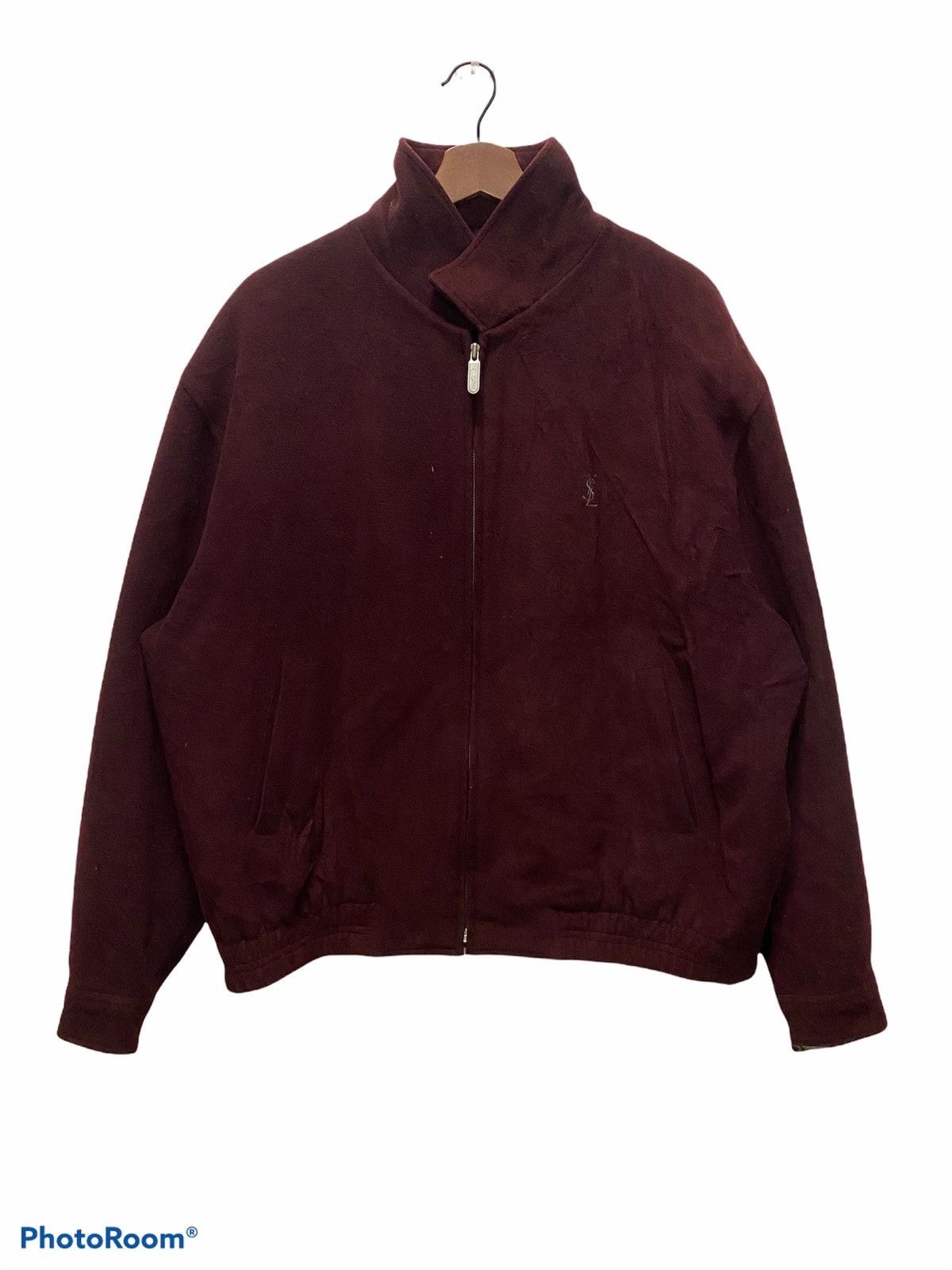 Yves Saint Laurent Yves Saint Laurent wool zip up jacket size L-XL #BI Size US L / EU 52-54 / 3 - 1 Thumbnail
