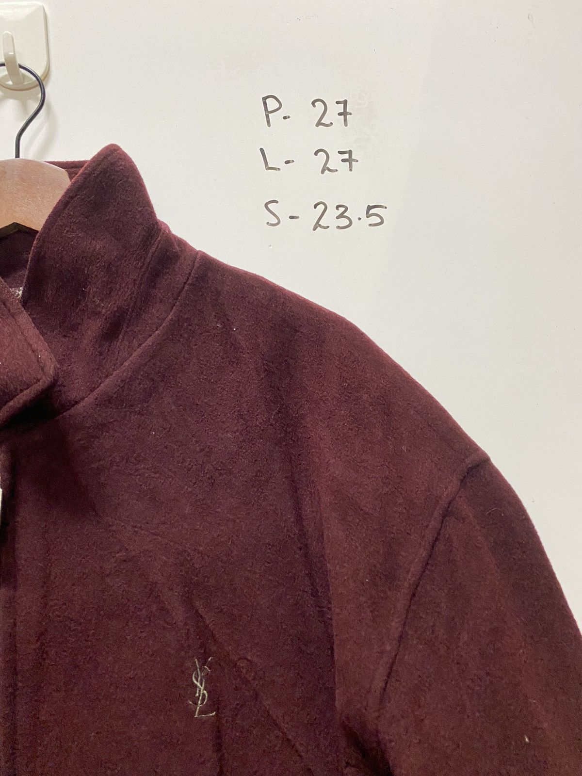 Yves Saint Laurent Yves Saint Laurent wool zip up jacket size L-XL #BI Size US L / EU 52-54 / 3 - 10 Thumbnail