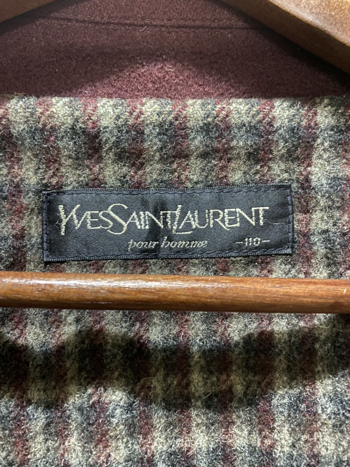 Yves Saint Laurent Yves Saint Laurent wool zip up jacket size L-XL #BI Size US L / EU 52-54 / 3 - 6 Thumbnail