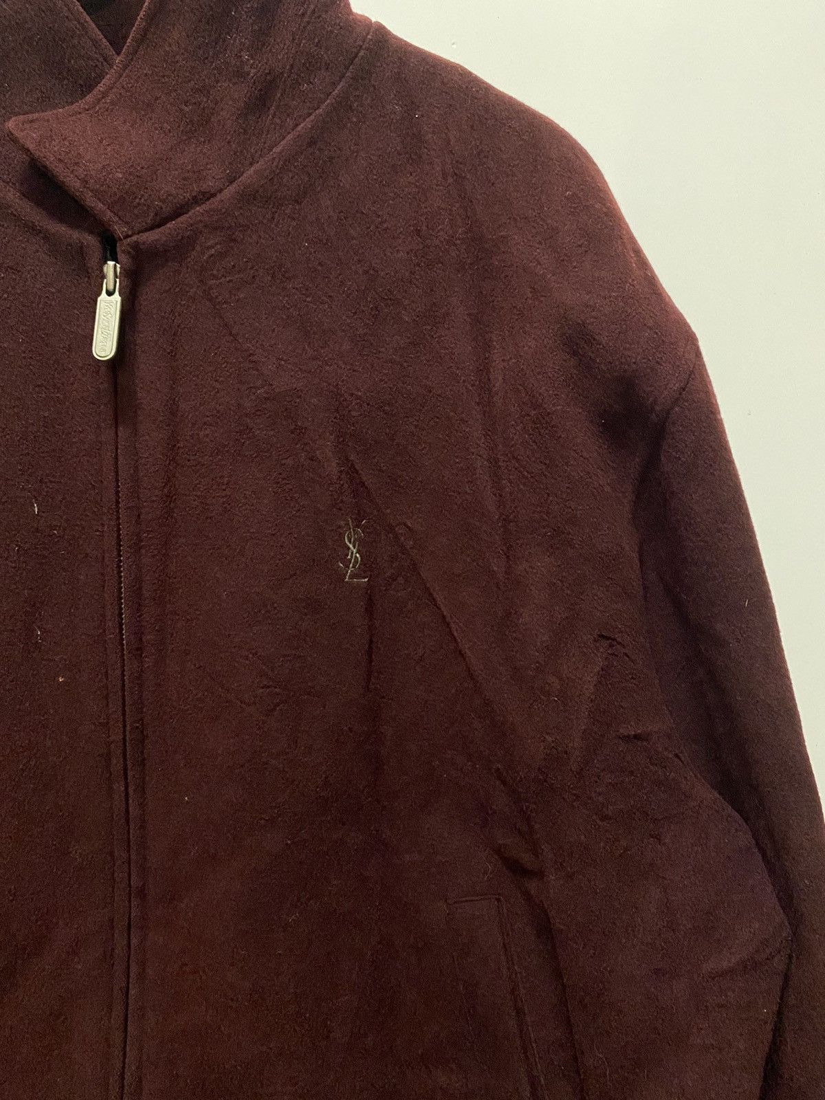 Yves Saint Laurent Yves Saint Laurent wool zip up jacket size L-XL #BI Size US L / EU 52-54 / 3 - 2 Thumbnail