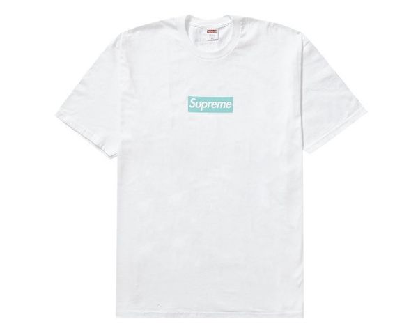 Supreme Supreme x Tiffany & Co. Box Logo T-Shirt bogo | Grailed