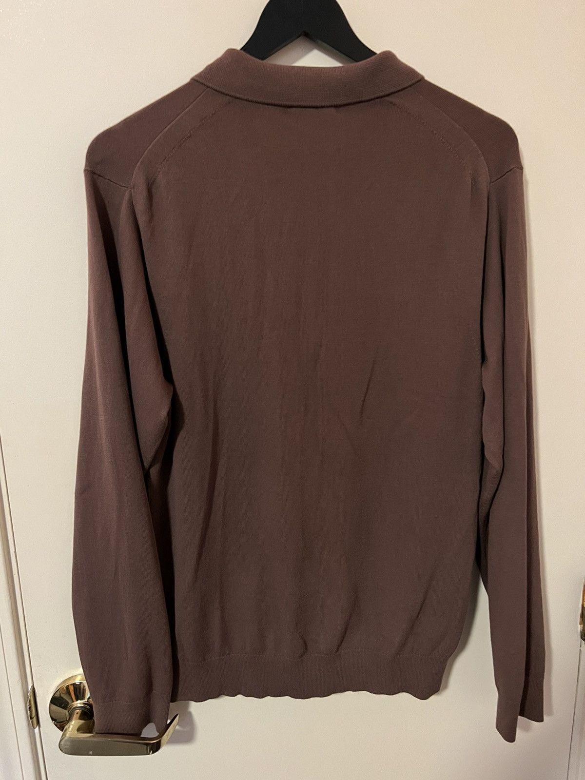 Lemaire × Uniqlo Uniqlo U Brown Knit Polo Size US S / EU 44-46 / 1 - 2 Thumbnail