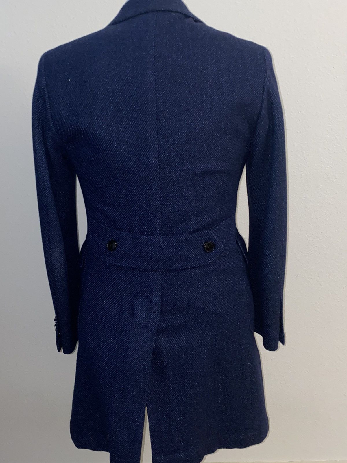 Suitsupply Blue double breasted coat Size US S / EU 44-46 / 1 - 2 Thumbnail