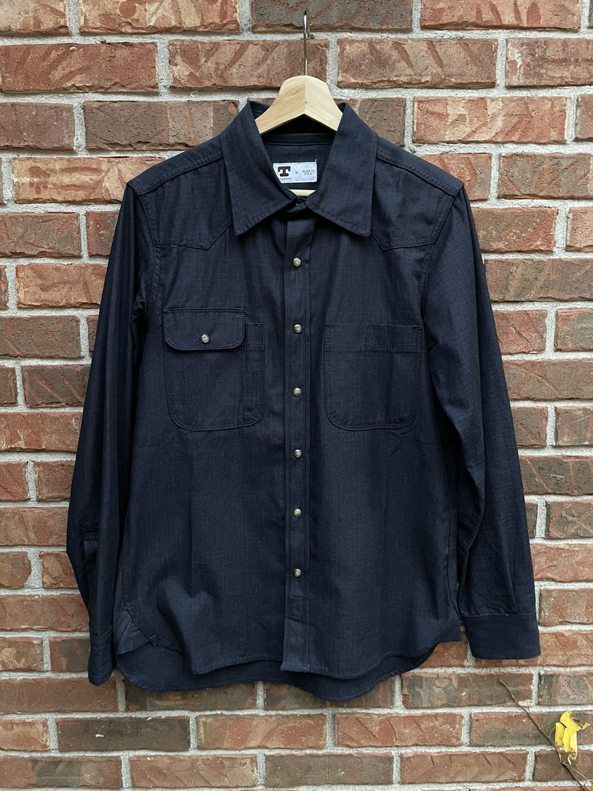 Tellason Topper Shirt - Japanese Ripstop Denim | Grailed