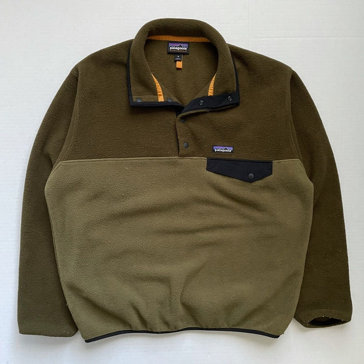 Patagonia synchilla sale cargo green