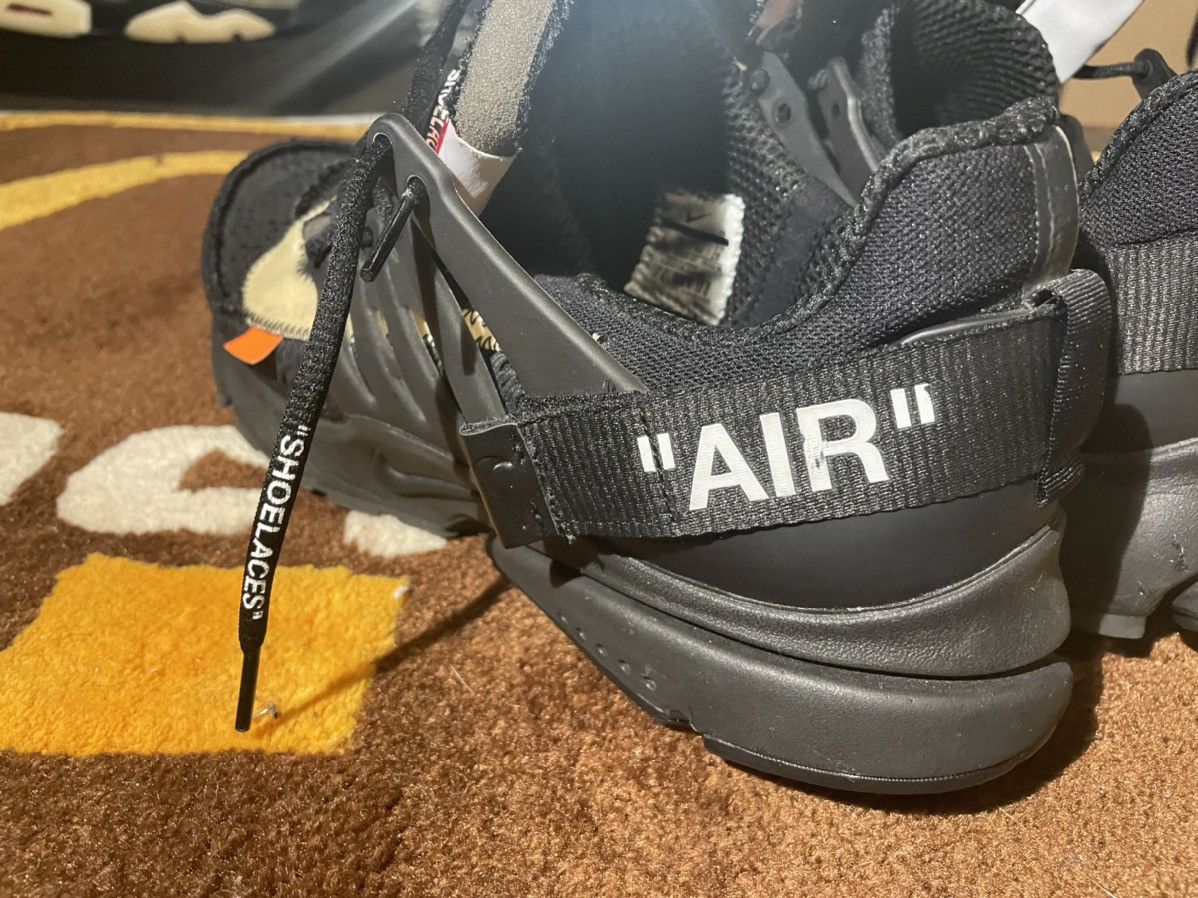 Nike × Off-White OFF-WHITE x Air Presto Black 2018 Size US 10 / EU 43 - 17 Thumbnail