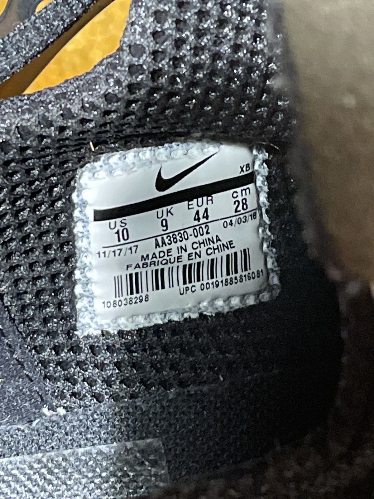 Nike × Off-White OFF-WHITE x Air Presto Black 2018 Size US 10 / EU 43 - 10 Thumbnail