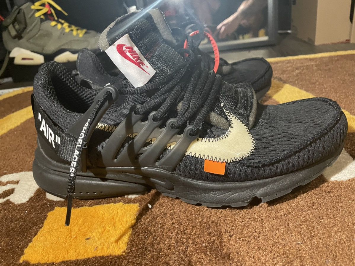 Nike × Off-White OFF-WHITE x Air Presto Black 2018 Size US 10 / EU 43 - 18 Thumbnail