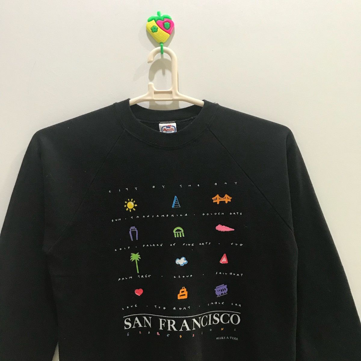 Anvil × Japanese Brand × Vintage ANVIL 80s Sweatshirts Size M fits S MADE IN USA Size US S / EU 44-46 / 1 - 2 Thumbnail