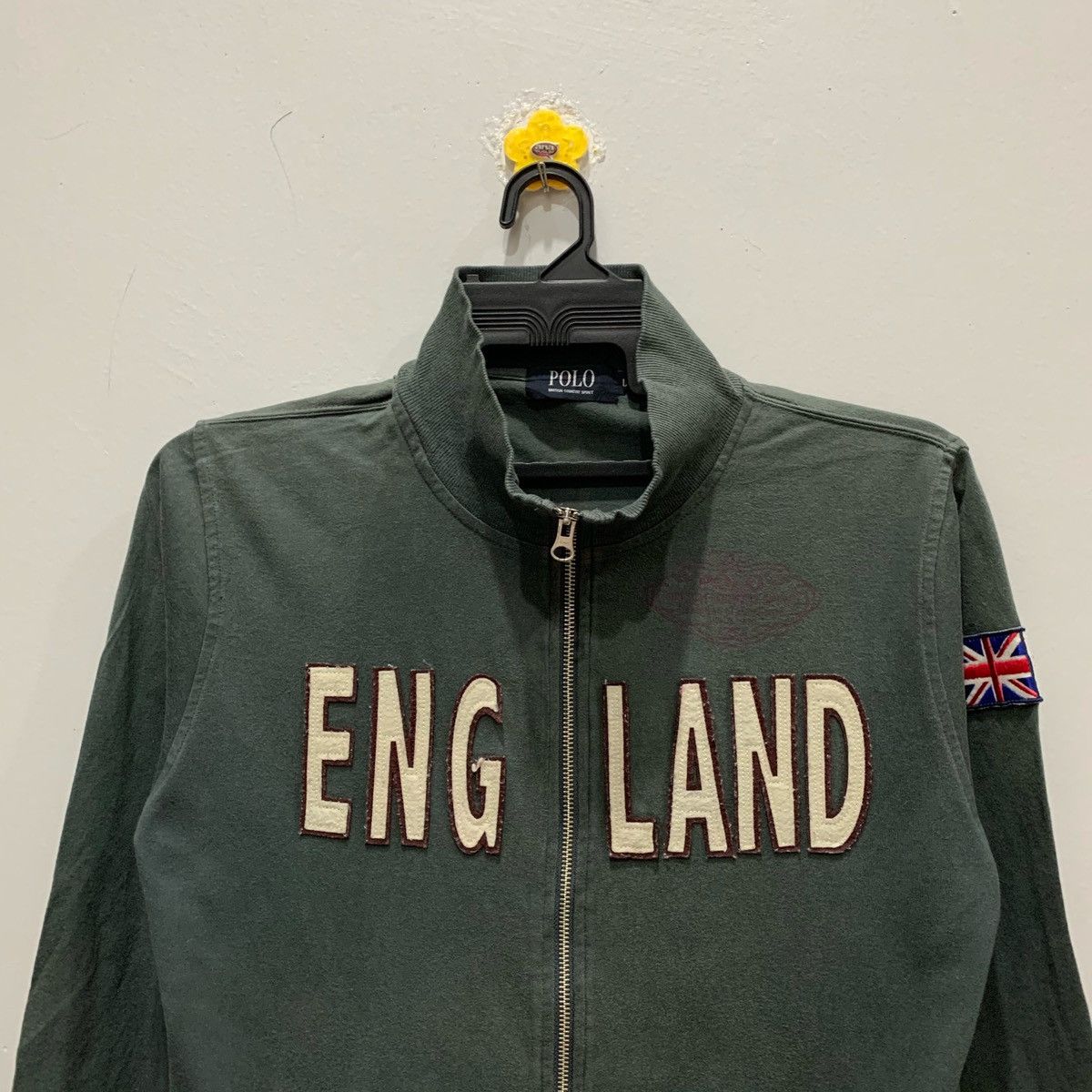 Japanese Brand × Vintage POLO Sweatshirt ENGLAND Spellout Size L Fit M Size US M / EU 48-50 / 2 - 2 Thumbnail