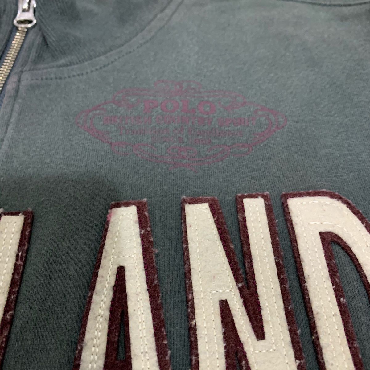 Japanese Brand × Vintage POLO Sweatshirt ENGLAND Spellout Size L Fit M Size US M / EU 48-50 / 2 - 8 Thumbnail