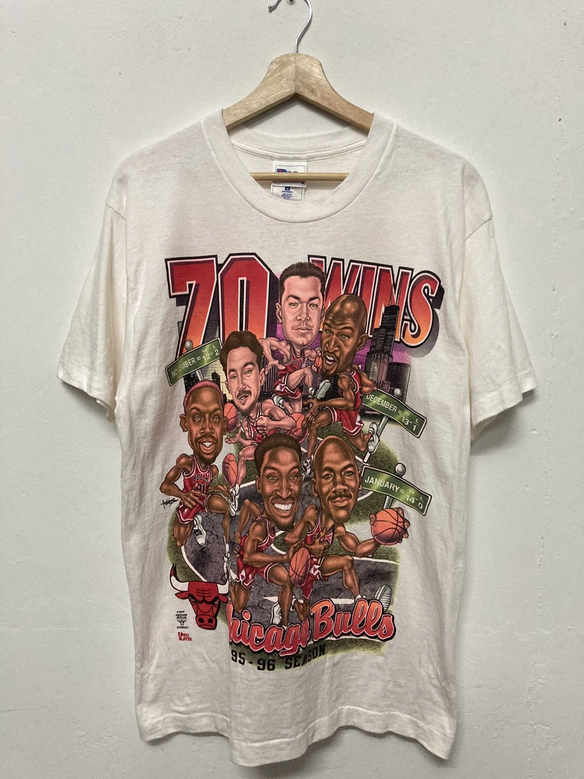 Chicago Bulls × Pro Player × Vintage Vintage 90s Chicago Bulls 70 