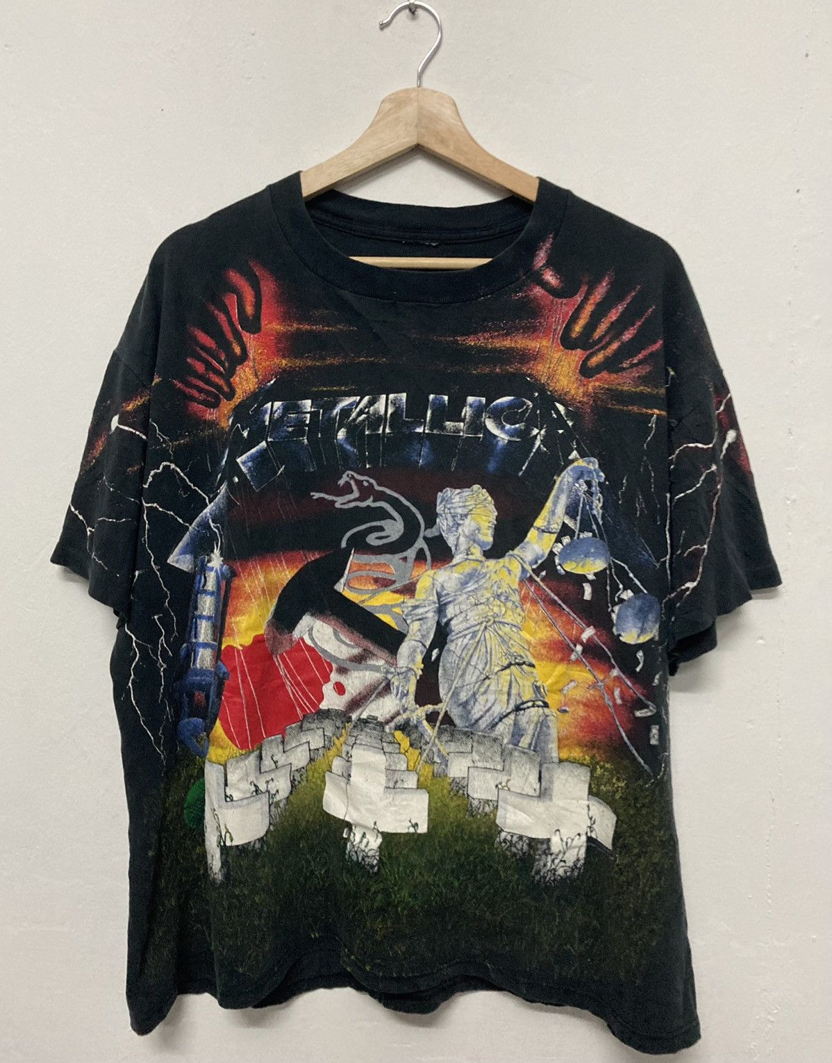 Vintage Vintage Metallica 1991 Album Collage OVP Brockum Shirt | Grailed