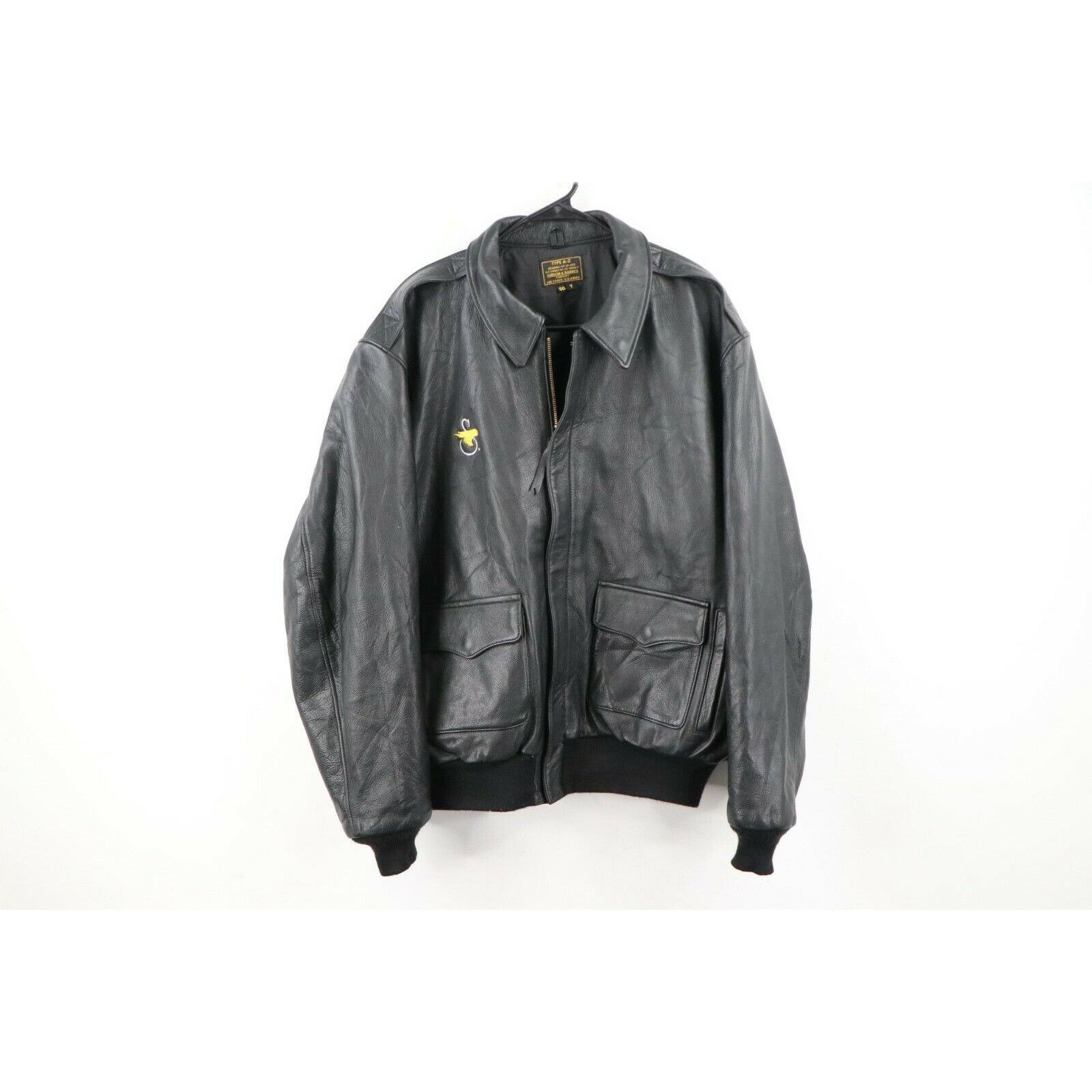 Vintage Vintage Gibson & Barnes US Army Air Force Leather Jacket | Grailed