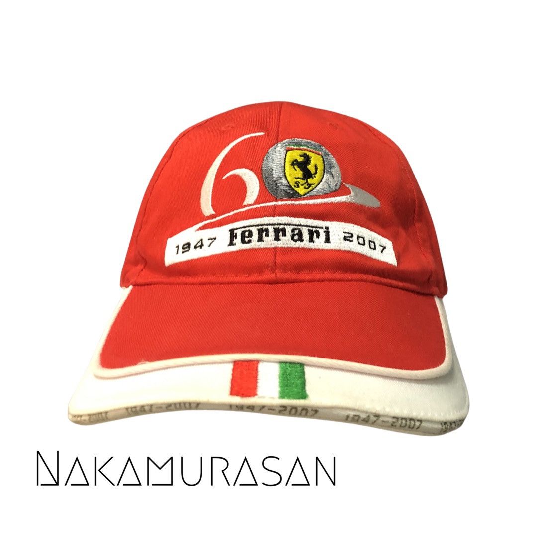 Ferrari Ferrari Formula One Racing Hat Cap Size ONE SIZE - 1 Thumbnail