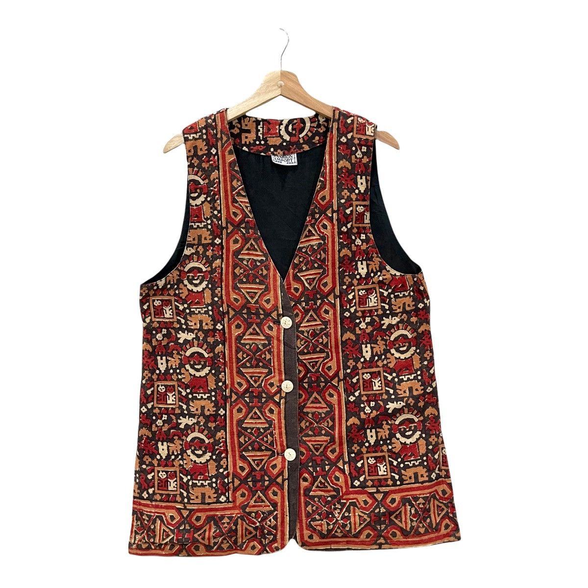 Native Vintage!! Native American Aztech Design Vest Size US M / EU 48-50 / 2 - 1 Thumbnail