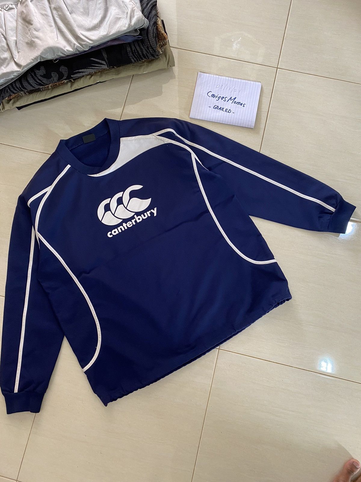 Canterbury of New Zealand × Vintage 🔥Canterbury of New Zealand Big Logo Sweatshirt Jerseys Size US L / EU 52-54 / 3 - 7 Thumbnail