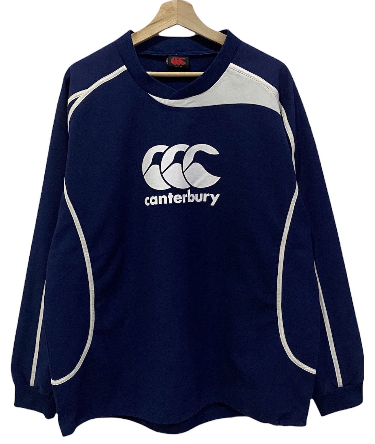 Canterbury of New Zealand × Vintage 🔥Canterbury of New Zealand Big Logo Sweatshirt Jerseys Size US L / EU 52-54 / 3 - 1 Thumbnail