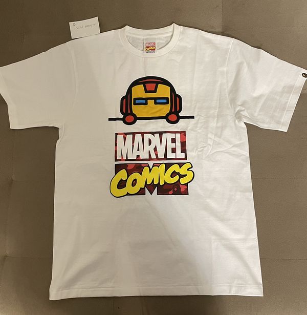 Bape Bape X Marvel Comics Iron Man T shirt | Grailed