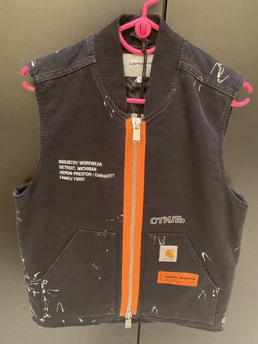 Heron preston 2024 carhartt vest