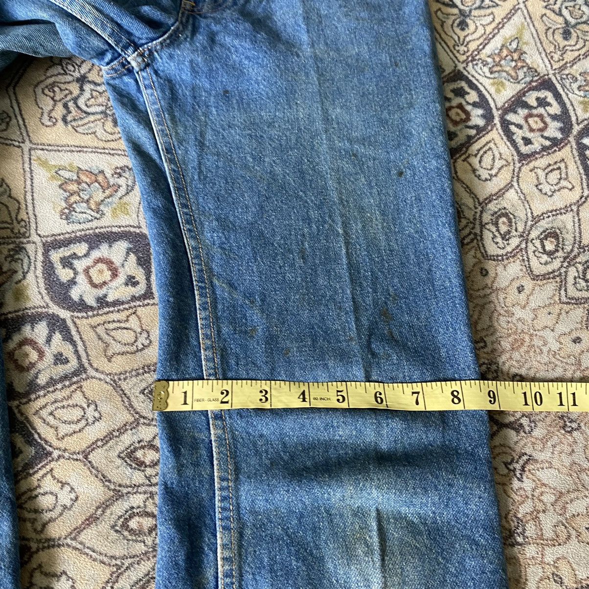 Levi's Vintage 70s Levis 214 Orange tabs button 16 Size US 28 / EU 44 - 17 Thumbnail