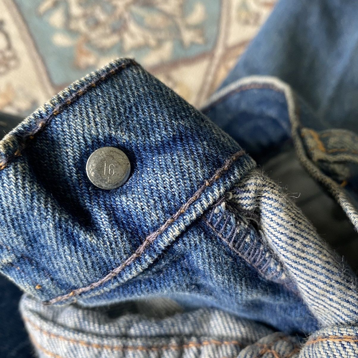Levi's Vintage 70s Levis 214 Orange tabs button 16 Size US 28 / EU 44 - 11 Thumbnail
