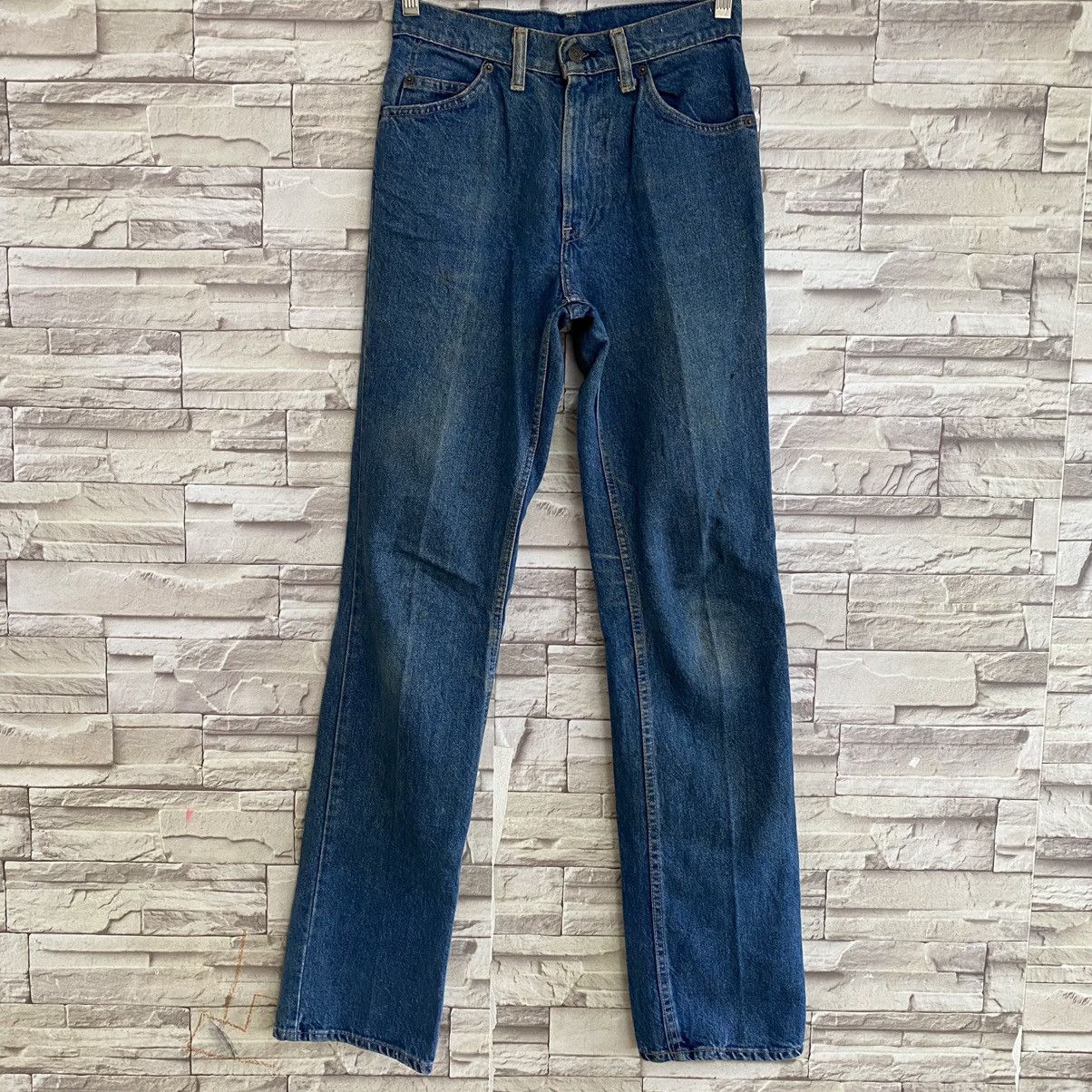 Levi's Vintage 70s Levis 214 Orange tabs button 16 Size US 28 / EU 44 - 3 Thumbnail