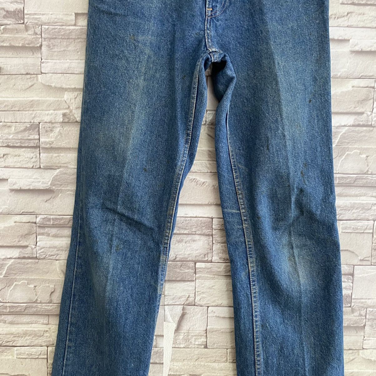 Levi's Vintage 70s Levis 214 Orange tabs button 16 Size US 28 / EU 44 - 5 Thumbnail