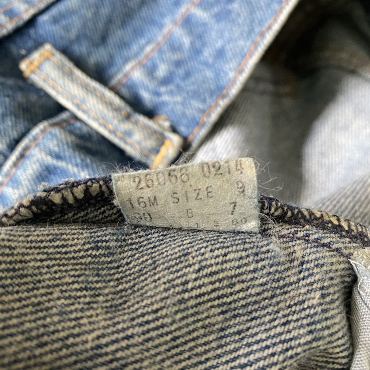 Levi's Vintage 70s Levis 214 Orange tabs button 16 Size US 28 / EU 44 - 12 Thumbnail