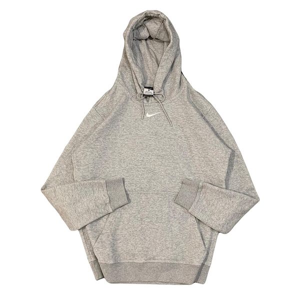 Grey nike tick 2024 hoodie