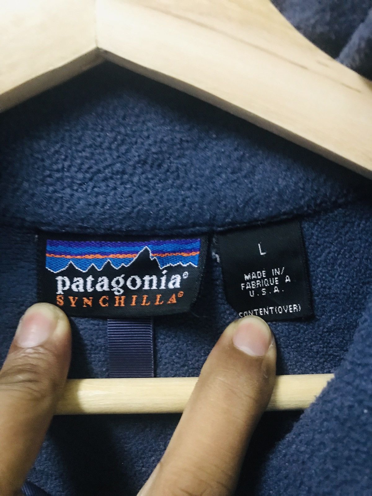 Patagonia Vintage Patagonia Synchilla fleece Size US L / EU 52-54 / 3 - 6 Thumbnail