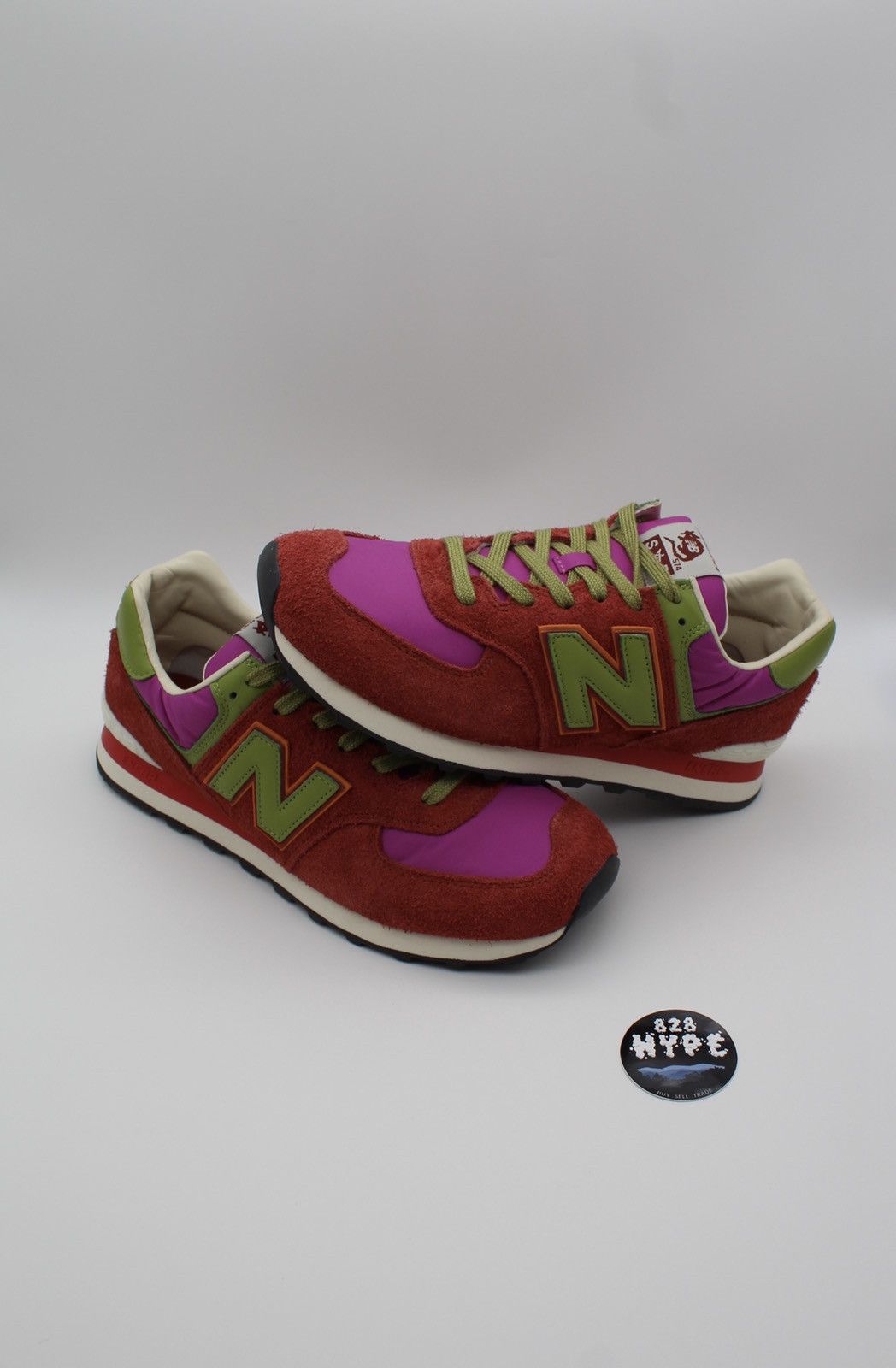 New Balance × Stray Rats NB 574 Stray Rats Red | Grailed