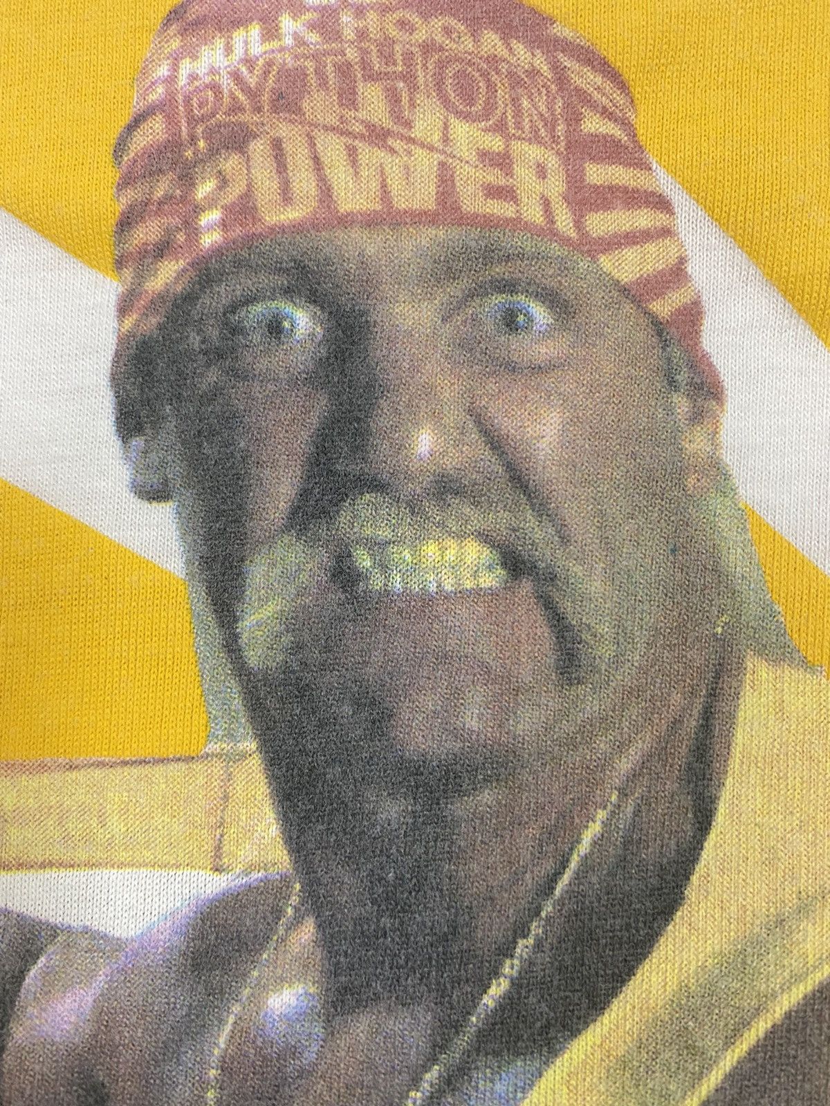 Vintage vintage 1991 HULK HOGAN uk rampage tour wrestling t-shirts Size US L / EU 52-54 / 3 - 5 Thumbnail