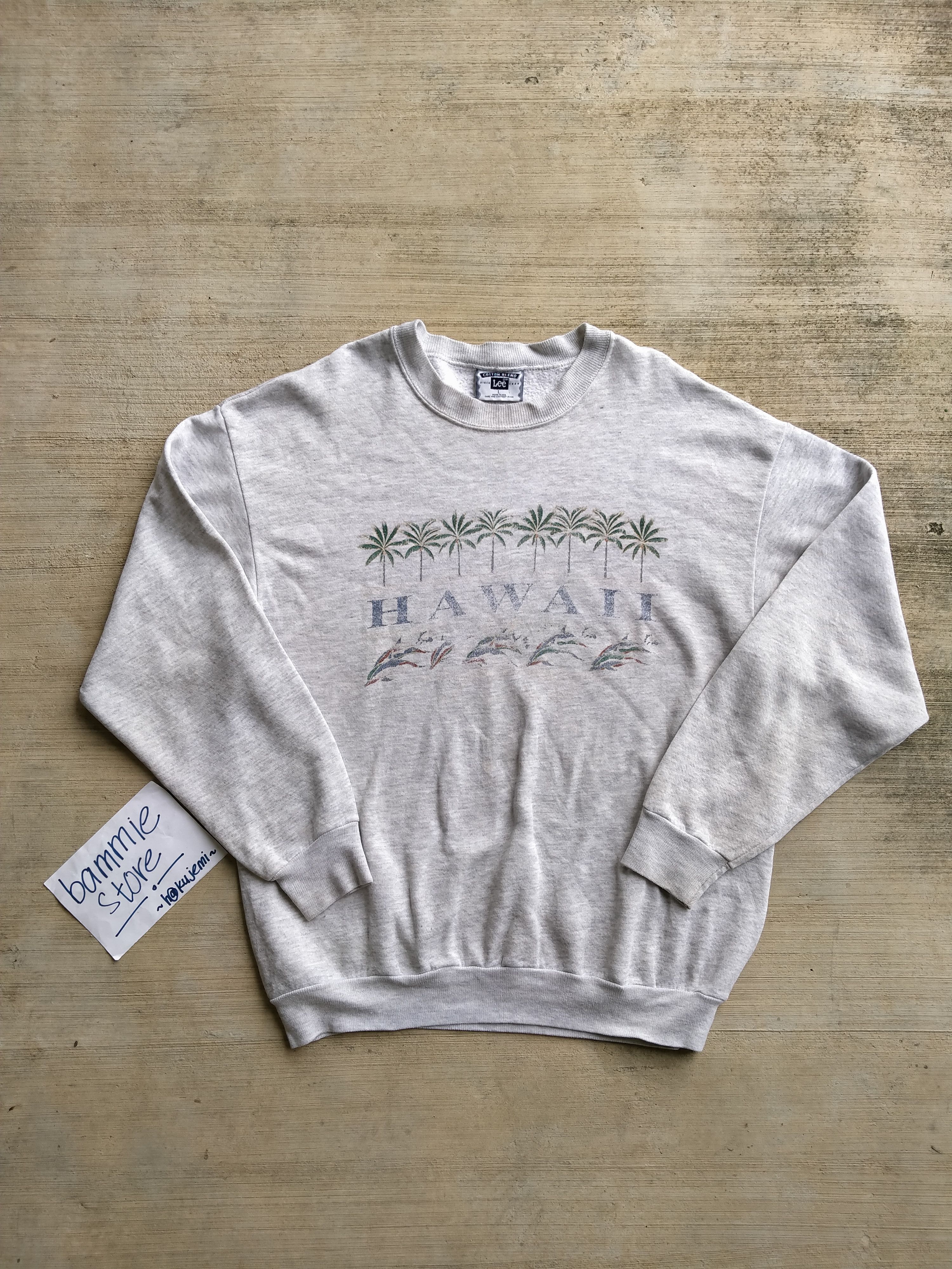 Lee × Vintage Vintage Lee Hawaii Crewneck Sweatshirt Size US L / EU 52-54 / 3 - 1 Thumbnail
