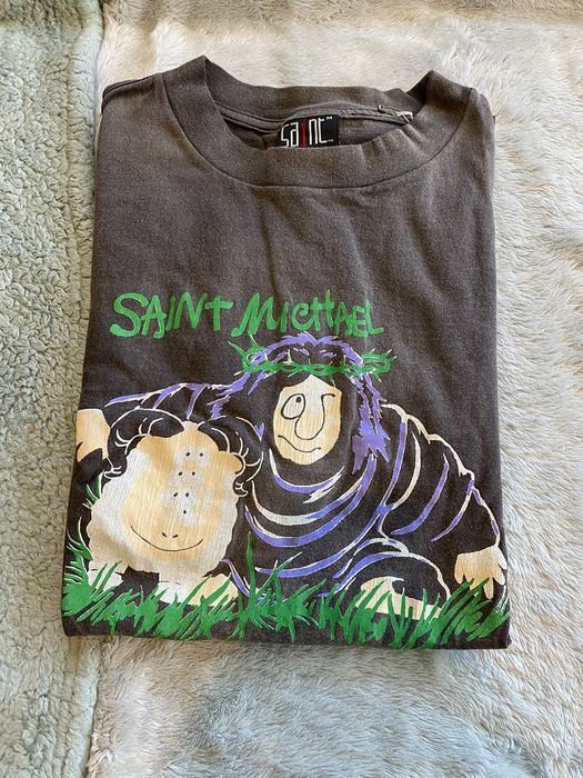 Saint Michael Saint Michael Sheep Gorilla Long Sleeve Tee Black