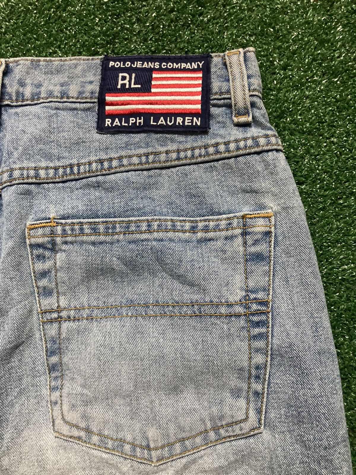 Ralph Lauren × Vintage Vintage Polo Jeans Co.Ralph Lauren Flared Denim Pants Size US 31 - 8 Thumbnail