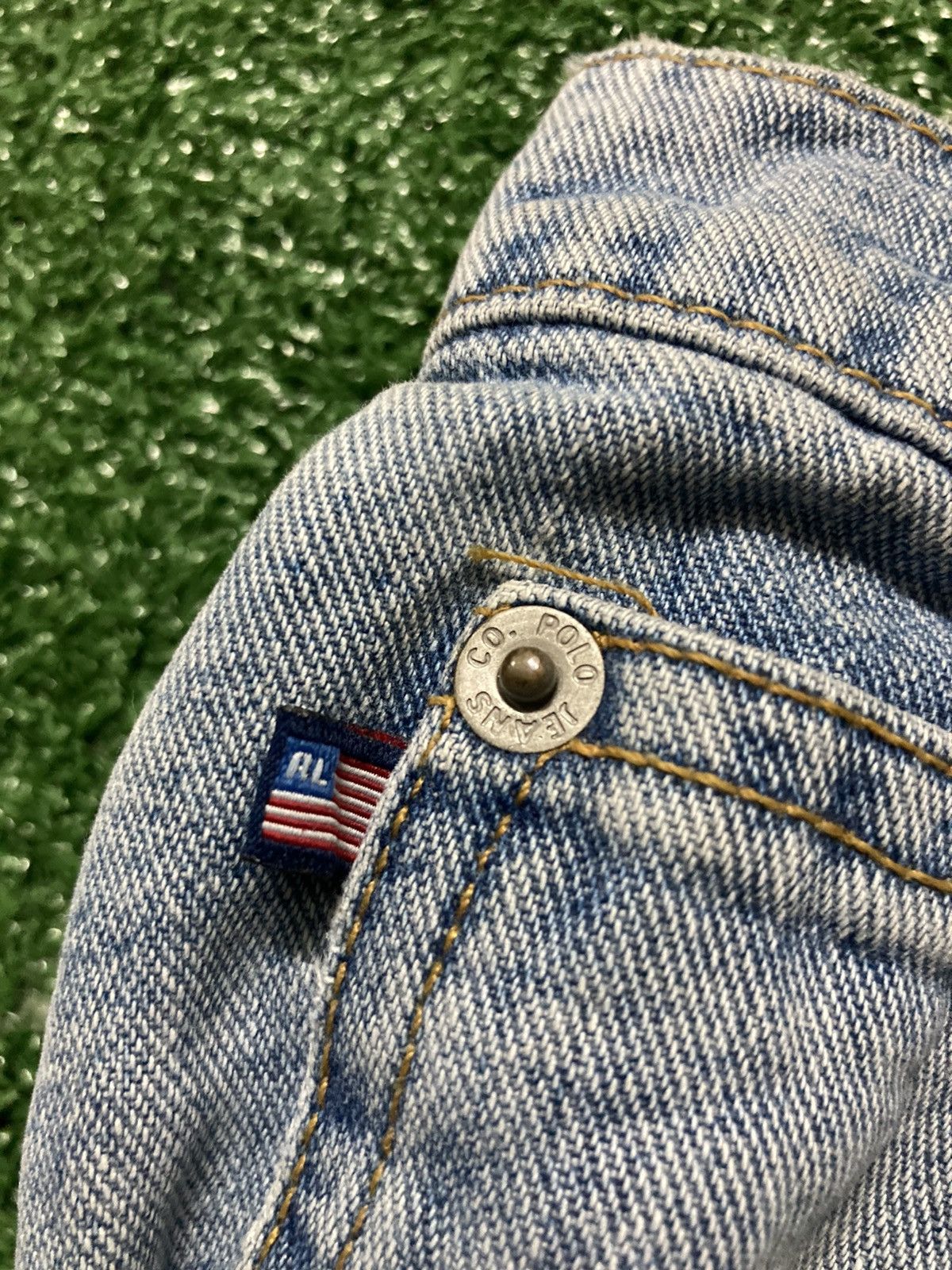 Ralph Lauren × Vintage Vintage Polo Jeans Co.Ralph Lauren Flared Denim Pants Size US 31 - 10 Thumbnail